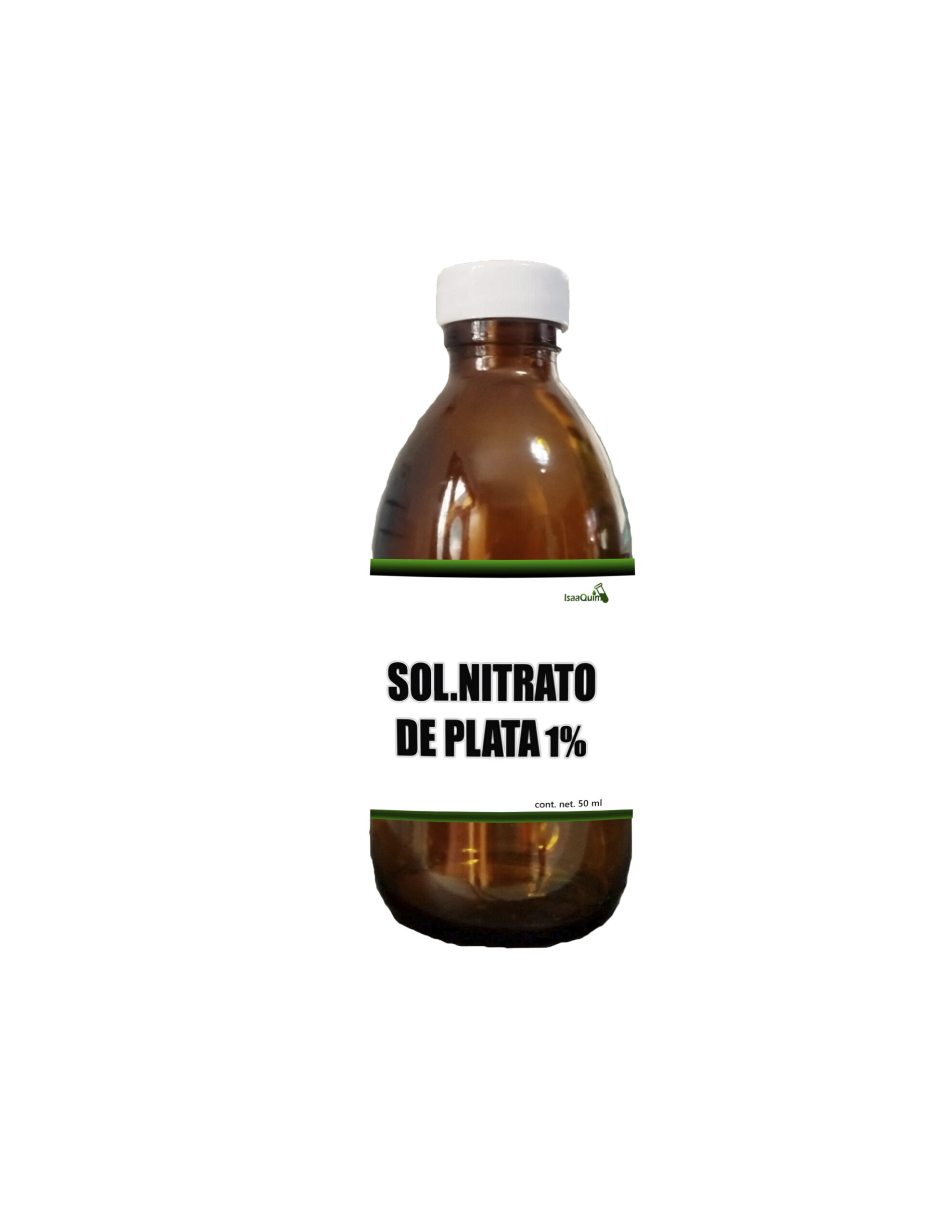 Solución de Nitrato de Plata 50 ML al 1% – IsaaQuim